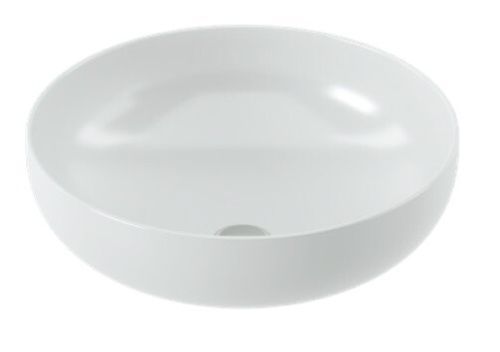 Раковина керамическая Artceram Jolie JOL001 05 00 50х50 накладная цвет белый без отверстий под смеситель