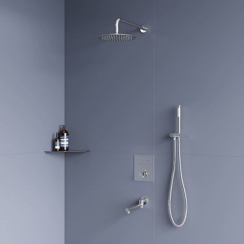 Душевая система RGW Shower Panels 511408370-01 встраиваемая в стену цвет хром