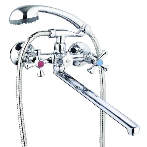 Cмеситель для ванны и душа TSARSBERG TSB-125-07 настенный хром