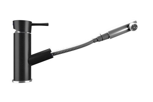 Смеситель для кухни Ulgran Classic U-009-344 на мойку черный