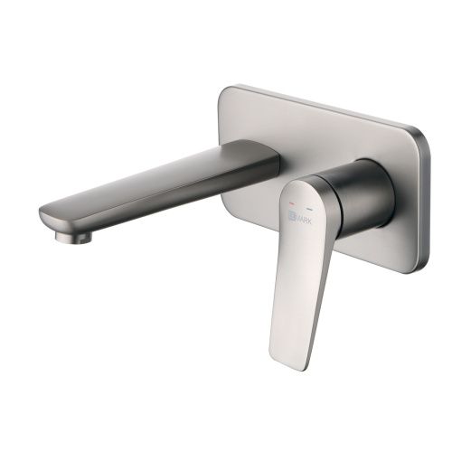 Смеситель для раковины LeMark Bronx LM3726GM настенный графит