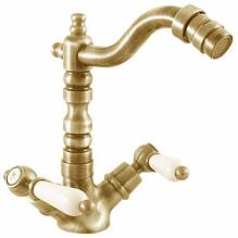 Смеситель RavSlezak MORAVA RETRO MK521.5/9Z на биде золото