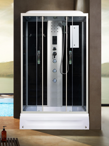 Душевая кабина River SENA 10000001451 120х80 прямоугольная с крышей ориентация универсальная