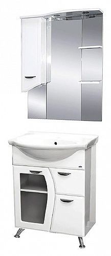 Тумба под раковину Misty Дрея Э-Дре01065-011Я 60х30 напольная цвет белый - фото 2