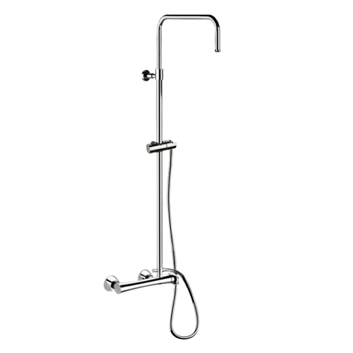 Душевая стойка Daniel Diva DV636DASSDCR настенная цвет хром