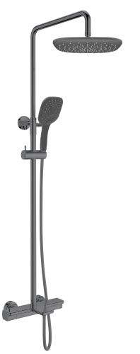 Душевая стойка AltroBagno Lamberto AltroBagnoLamberto030426GM настенная цвет оружейная сталь