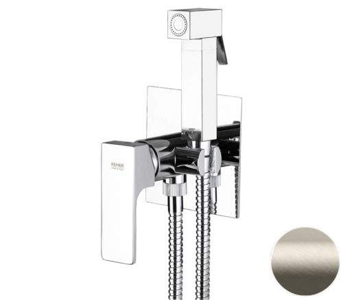 Гигиенический душ со смесителем Remer AU65XV нержавеющая сталь
