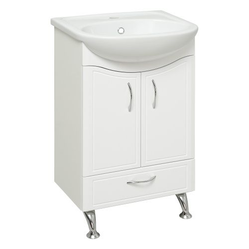 Тумба под раковину Runo Севилья 00000000792 50х30 напольная цвет белый