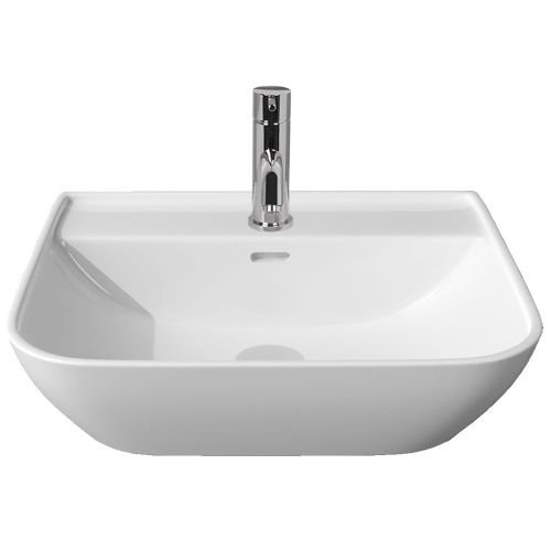 Раковина керамическая Kale BABEL 310200200047 (7111110500) 60х50 подвесная цвет белый 1 отверстие под смеситель