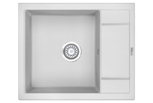 Кухонная мойка Granula 6002, АРКТИК 60х50 цвет белый поверхность матовая