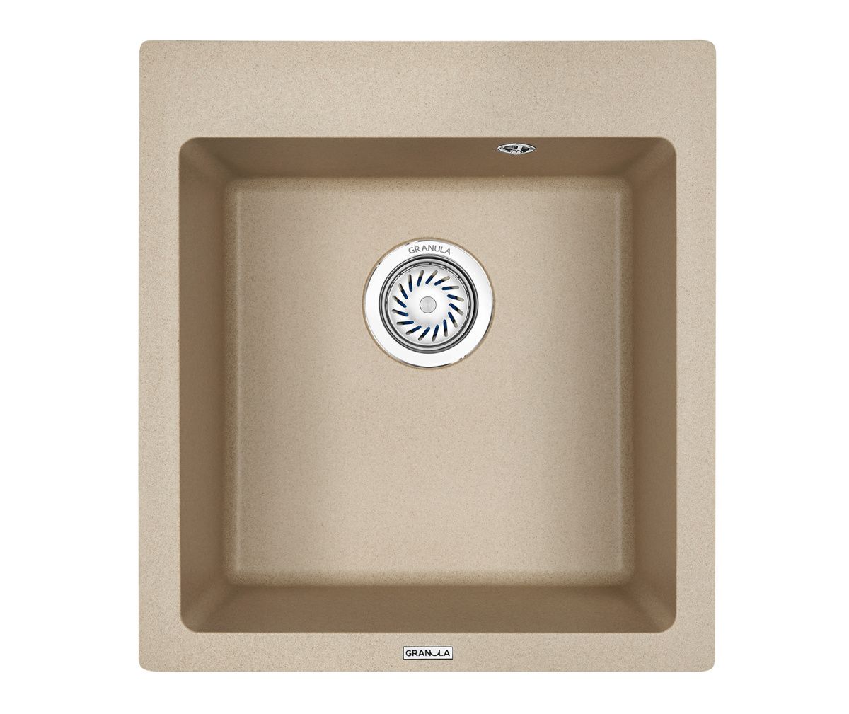 Кухонная мойка Granula 4651, ПЕСОК 50х45 цвет бежевый поверхность матовая