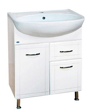 Тумба под раковину Misty Уют Э-Уют01060-011Я 60х30 напольная цвет белый
