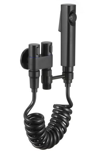 Гигиенический душ со смесителем Fmark FS-FXQ02H черный