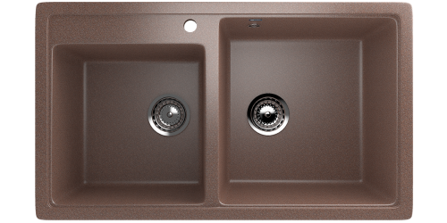Кухонная мойка Ulgran Classic U-200-307 85х50 цвет коричневый