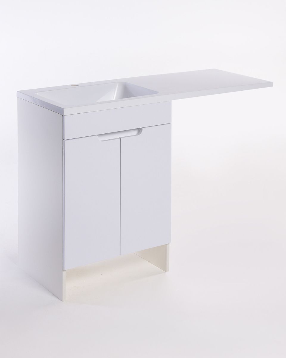 Тумба с раковиной Orange Sistema STD-120TUW+RAL 120х50 напольная цвет белый