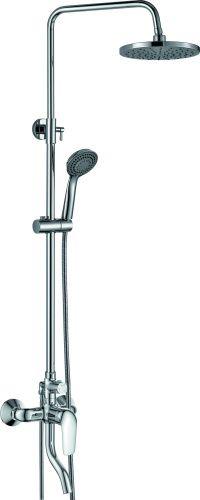 Душевая стойка Rush ST4235-11 настенная цвет хром