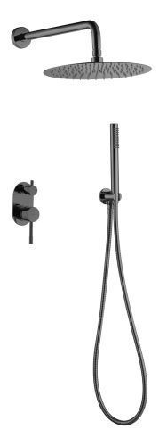 Душевая система Boheme Uno 464-SGM встраиваемая в стену цвет нержавеющая сталь