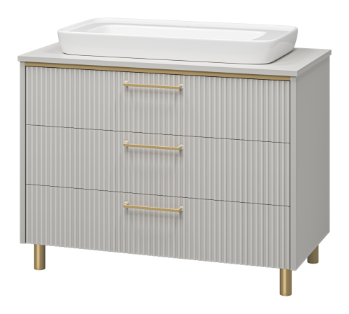 Тумба под раковину Brevita Elche ELC-0100-0302Я 100х50 напольная цвет белый