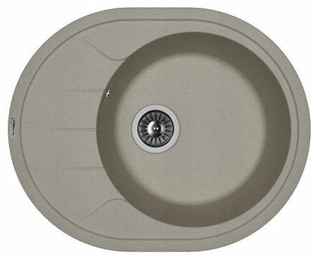 Кухонная мойка Florentina Родос 620 20.245.B0620.307 60х50 цвет серый поверхность матовая