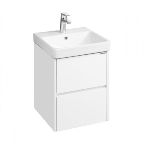 Тумба с раковиной Aquaton Сканди 1A2516K0SD010 40х40 подвесная цвет белый