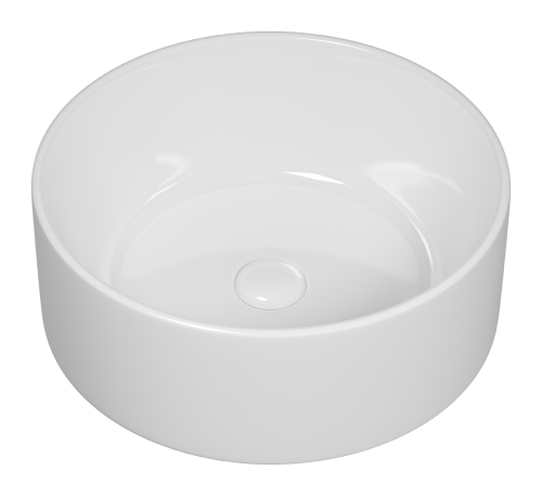 Раковина мебельная из сантехнического фаянса Melana MLN-7078A 41 7078A-805 40х40 накладная цвет белый без отверстий под смеситель