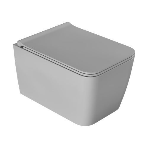 Унитаз подвесной Boheme Zen 967-SET-L цвет белый с сиденьем микролифт безободковый каскадный смыв