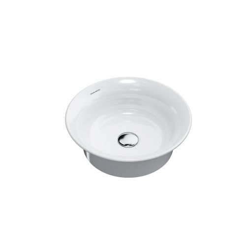 Раковина керамическая Kerama Marazzi CANALETTO CN.wb.40 40х40 накладная цвет белый без отверстий под смеситель