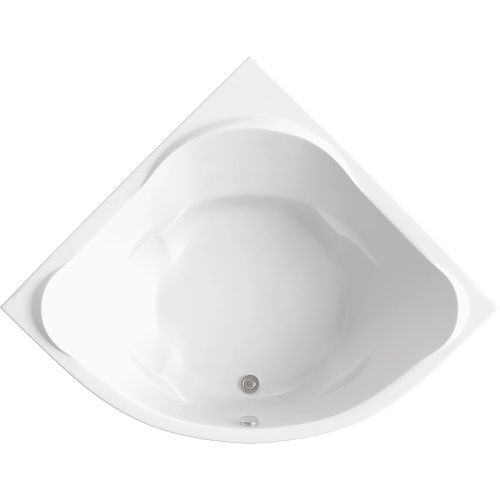 Ванна акриловая Bas Ривьера В 00029 160х160 угловая четверть круга с каркасом