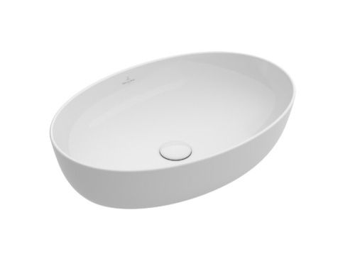 Раковина из сантехнического фарфора Villeroy Boch Artis 419861R1 60х40 накладная цвет белый без отверстий под смеситель