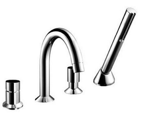 Смеситель Fantini Nostromo 50 13 1665 на борт ванны черный