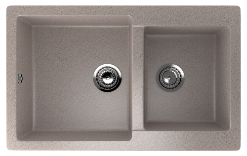 Кухонная мойка Ulgran Classic U-505-302 75х50 цвет бежевый