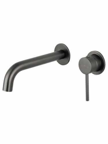 Смеситель для раковины Wonzon & Woghand Stick WW-88869017-BGM встраиваемый в стену серый