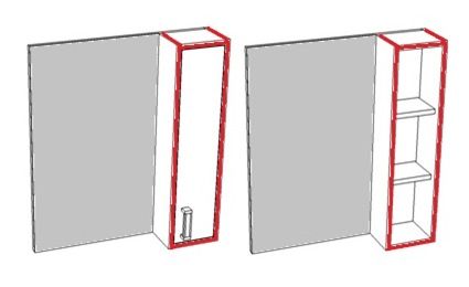 Зеркало-шкаф Corozo Спектр SD-00000708 50х70 подвесной цвет белый - фото 4