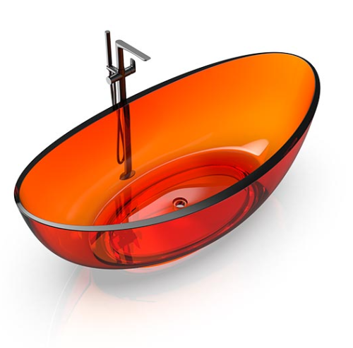 Ванна из полимерного материала Knief Oval Shape 70001060 180х95 отдельностоящая овальная