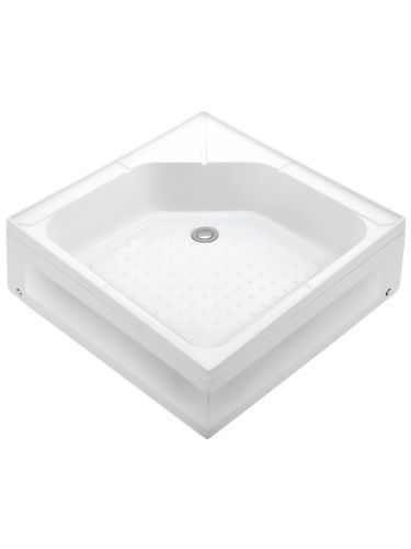 Душевой поддон акриловый Wemor 10000002254 80х80 белый с каркасом