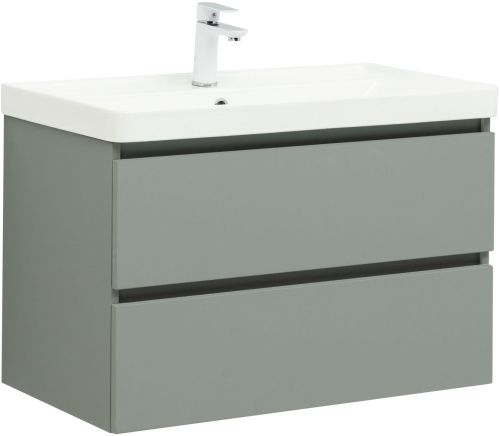 Тумба под раковину Aquanet Вега 2.0 00337961 80х50 подвесная цвет серый
