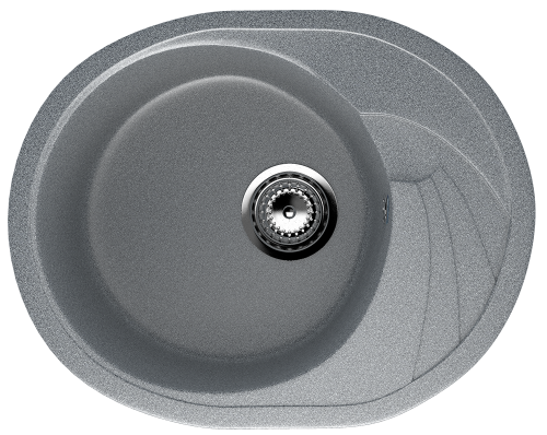 Кухонная мойка Ulgran Classic U-403-309 60х45 цвет серый