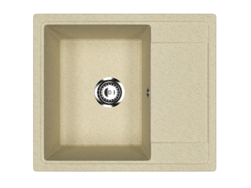 Кухонная мойка Uperwood ECON UPD-201 4910201236 60х50 цвет бежевый поверхность матовая