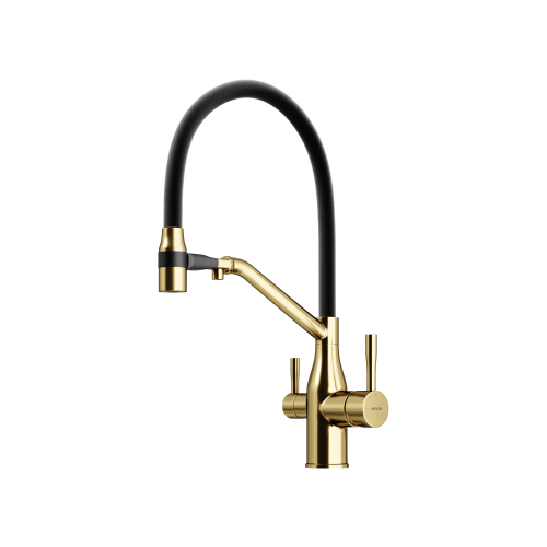 Смеситель для кухни Sancos Orta SC4008BG на мойку золото