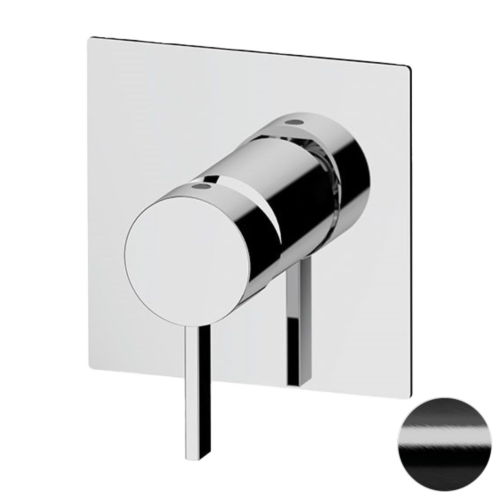 Смеситель для душа Remer Metrica MC30QCFP встраиваемый в стену черный