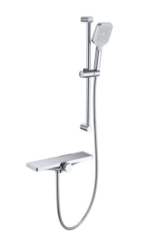 Смеситель для ванны Wonzon & Woghand WW-B2551-A-CR настенный хром с термостатом