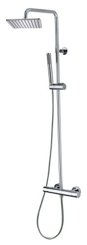 Душевая стойка Bossini COSMO L10103.030 настенная цвет хром с термостатом