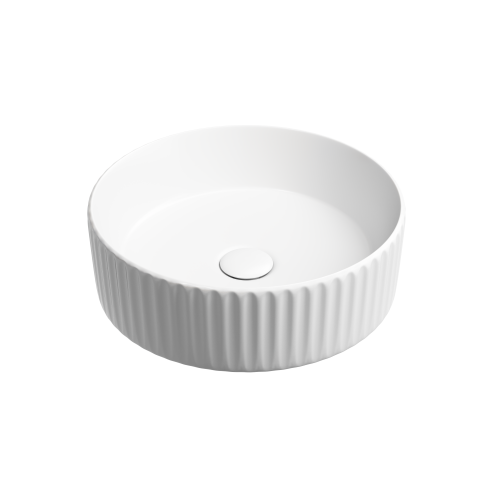 Раковина из сантехнического фарфора Ceramica Nova ELEMENT CN6057MW 40х40 накладная цвет белый без отверстий под смеситель