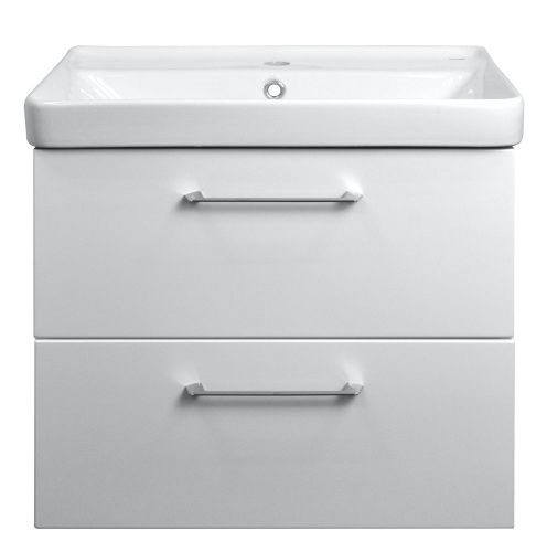 Тумба с раковиной Azario Ника CS00080143 60х50 подвесная цвет белый