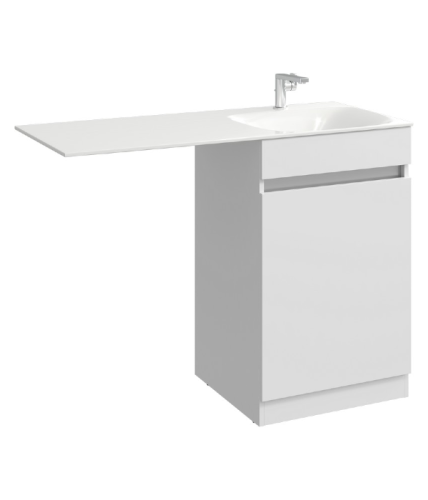 Тумба под раковину Aqwella Y FOR0105KR 50х50 напольная цвет белый