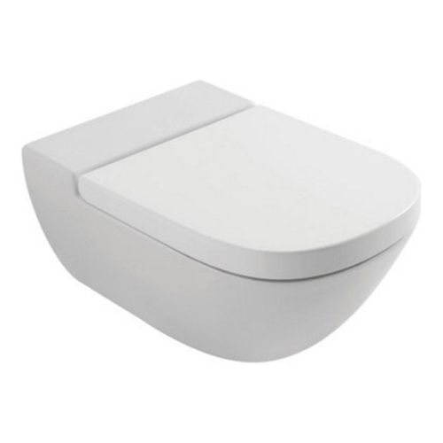 Чаша унитаза подвесная Globo Stockholm LAS04.BI цвет белый без сиденья безободковая смыв торнадо