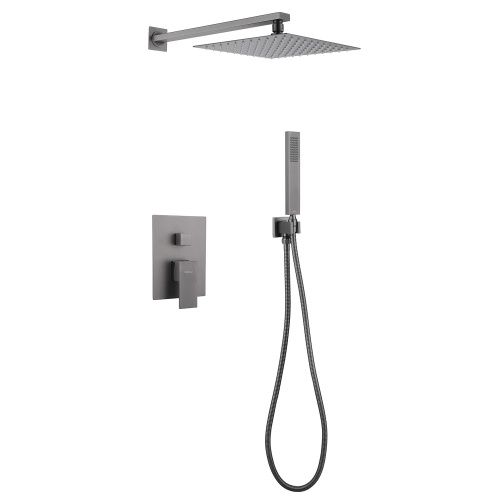 Душевая система Abber AF8219NG встраиваемая в стену цвет серый