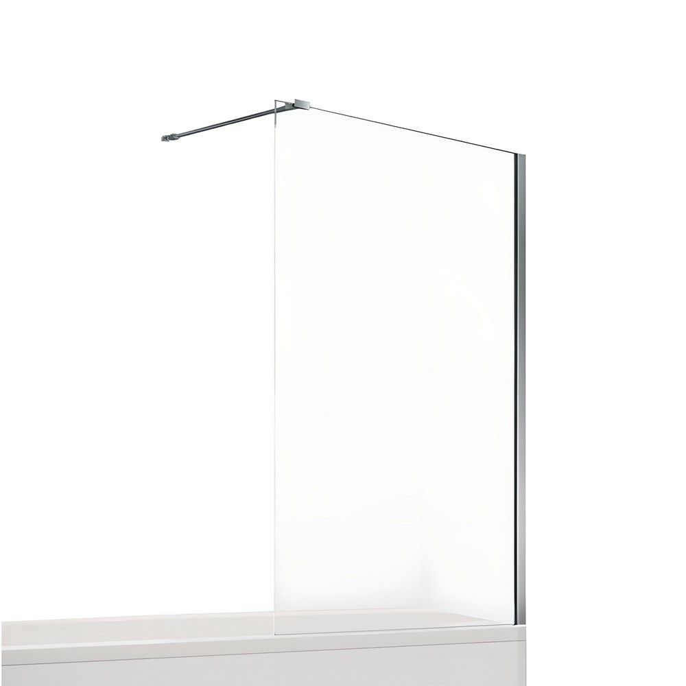 Душевая шторка на ванну New Trendy NEW MODUS EXK-1917-WP 70х150 стекло прозрачное профиль хром ориентация универсальная