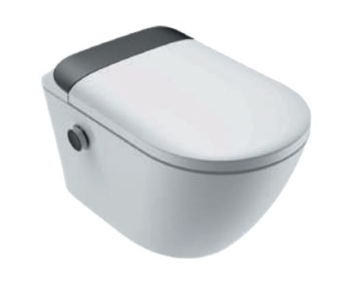 Унитаз подвесной Smartflow SMF3017T-WH белый с сиденьем микролифт безободковый импульсный смыв