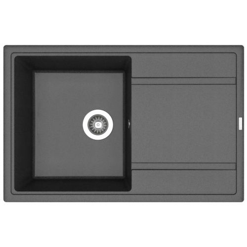 Кухонная мойка Florentina Липси 780 20.270.C0780.302 80х50 цвет черный поверхность матовая